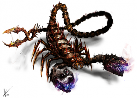 Verwunschener Skorpion